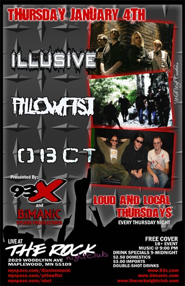 Illusive, Pillowfist, and OBCT January 4, 2007
The Rock