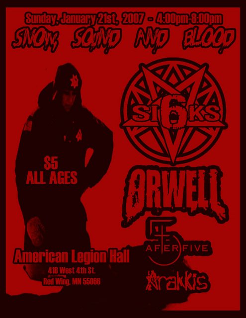 SI6KS, Orwell, After Five, and Arrakis January 21, 2007
American Legion Redwing