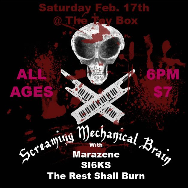 Screaming Mechanical Brain, Mazarene, SI6KS, and The Rest Shall Burn February 17, 2007
The Toy Box