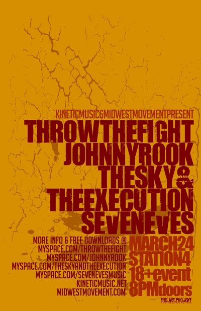 Throw The Fight, Johnny Rook, The Sky & The Execution and Seveneves March 24, 2007
Station 4