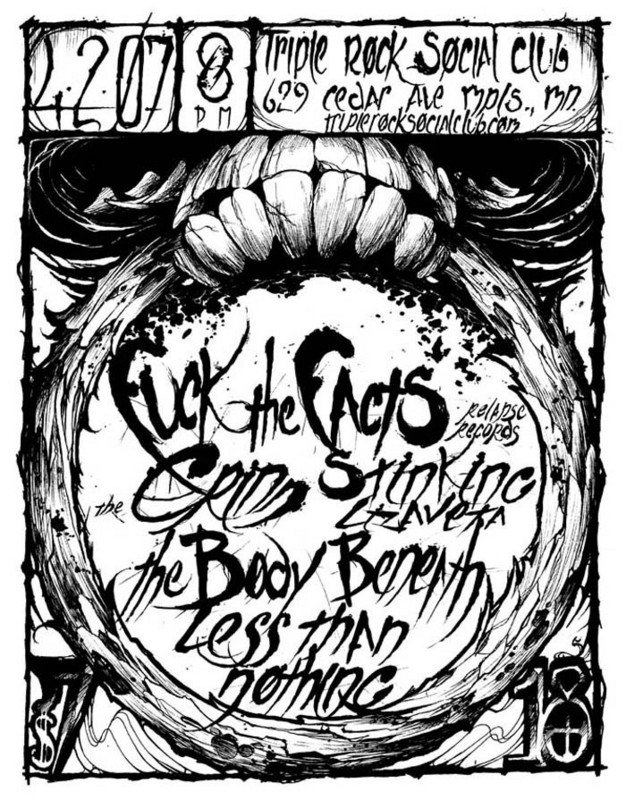 Fuck The Facts, Crinn, Body Beneath, and Less Than Nothing April 2, 2007
Triple Rock Social Club