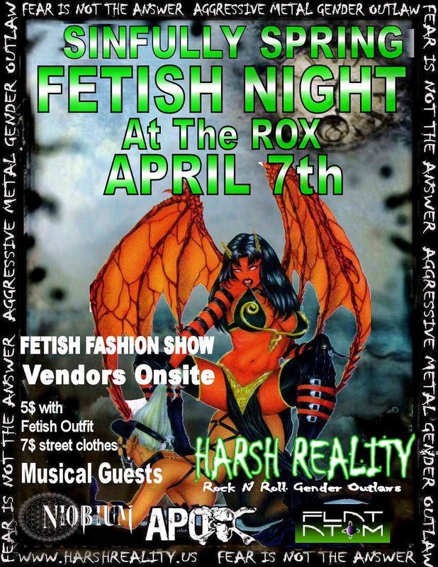 Harsh Reality, Niobium, Apocalypse Theater, and Flat Atom April 7, 2007
The Rox