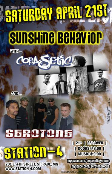 Sunshine Behavior, Copasetic, and Serotone April 21, 2007
Station 4
