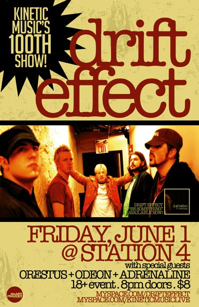 Drift Effect, Orestus, Odeon, and Adrenaline June 1, 2007
Station 4