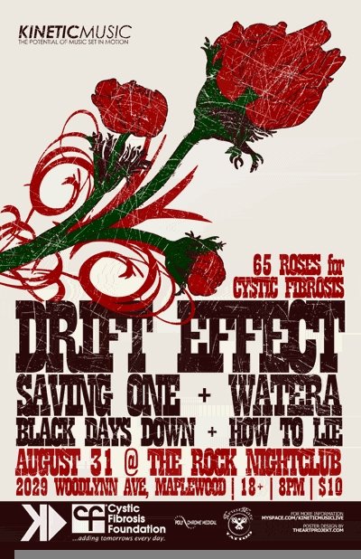 Drift Effect, Saving One, Watera, Black Days Down, and How To Lie August 31, 2007
The Rock Nightclub